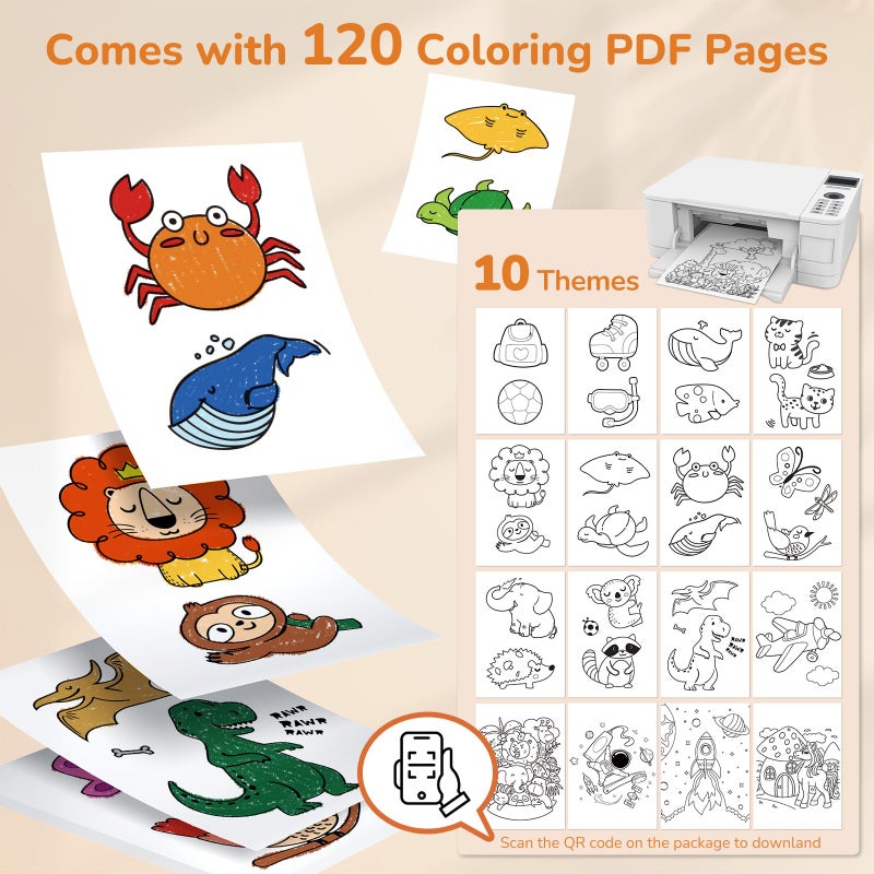 JUPITEARTH 36-Color Crayons for Toddlers 1-3 and Kids 4-8  Non-Toxic Washable Crayons  Ultra-Silky Easy-Grip Art Supplies  Ideal Coloring Gift for Boys and Girls - Image 5